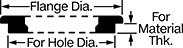 Image of Attribute. Front orientation. Contains Annotated. Pipe and Tubing Grommets.